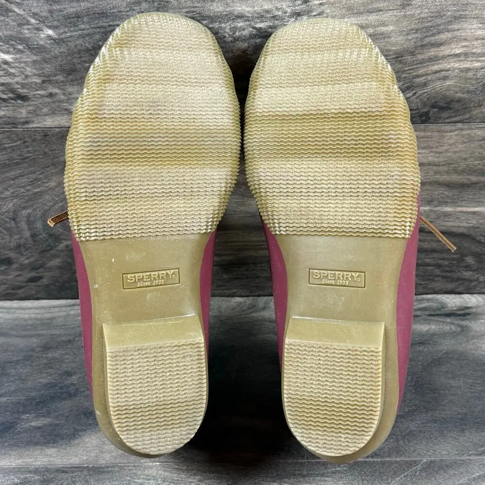 NEW Sperry Saltwater 1-Eye Duck Low Bootie Cordovan 7M - Picture 3 of 12